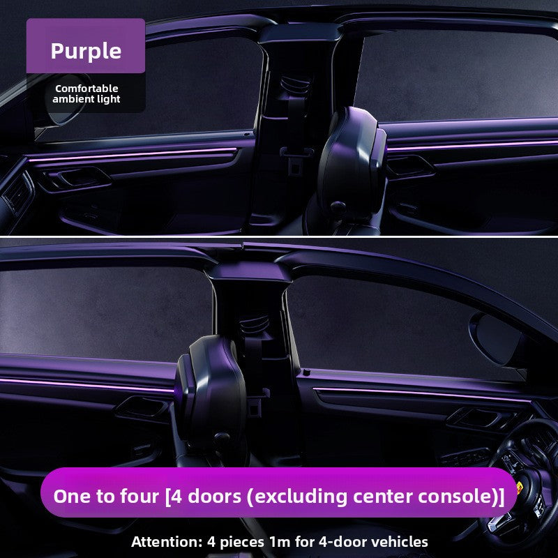 Car Interior LED Atmosphere Light Strips