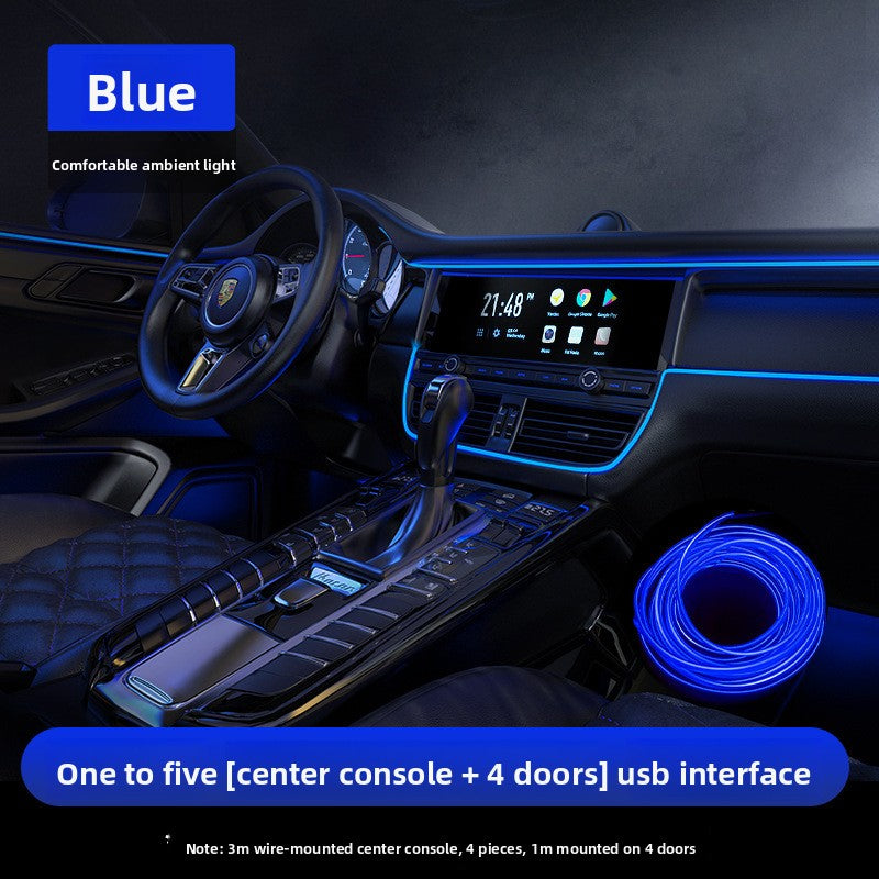 Car Interior LED Atmosphere Light Strips